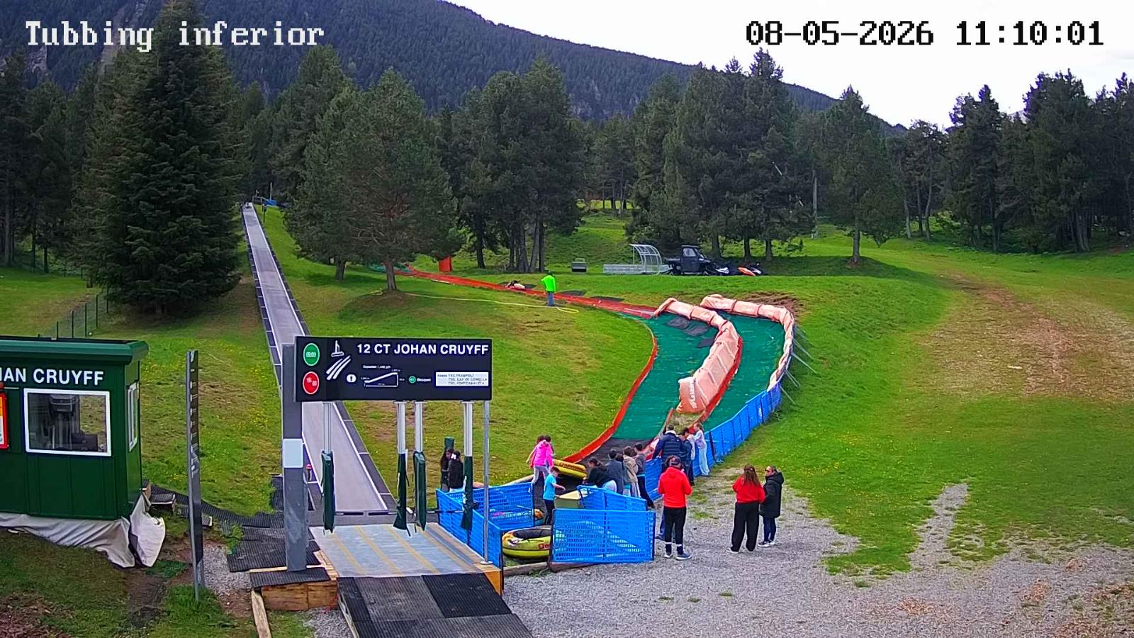 Webcam La Molina: Tubbing i cinta