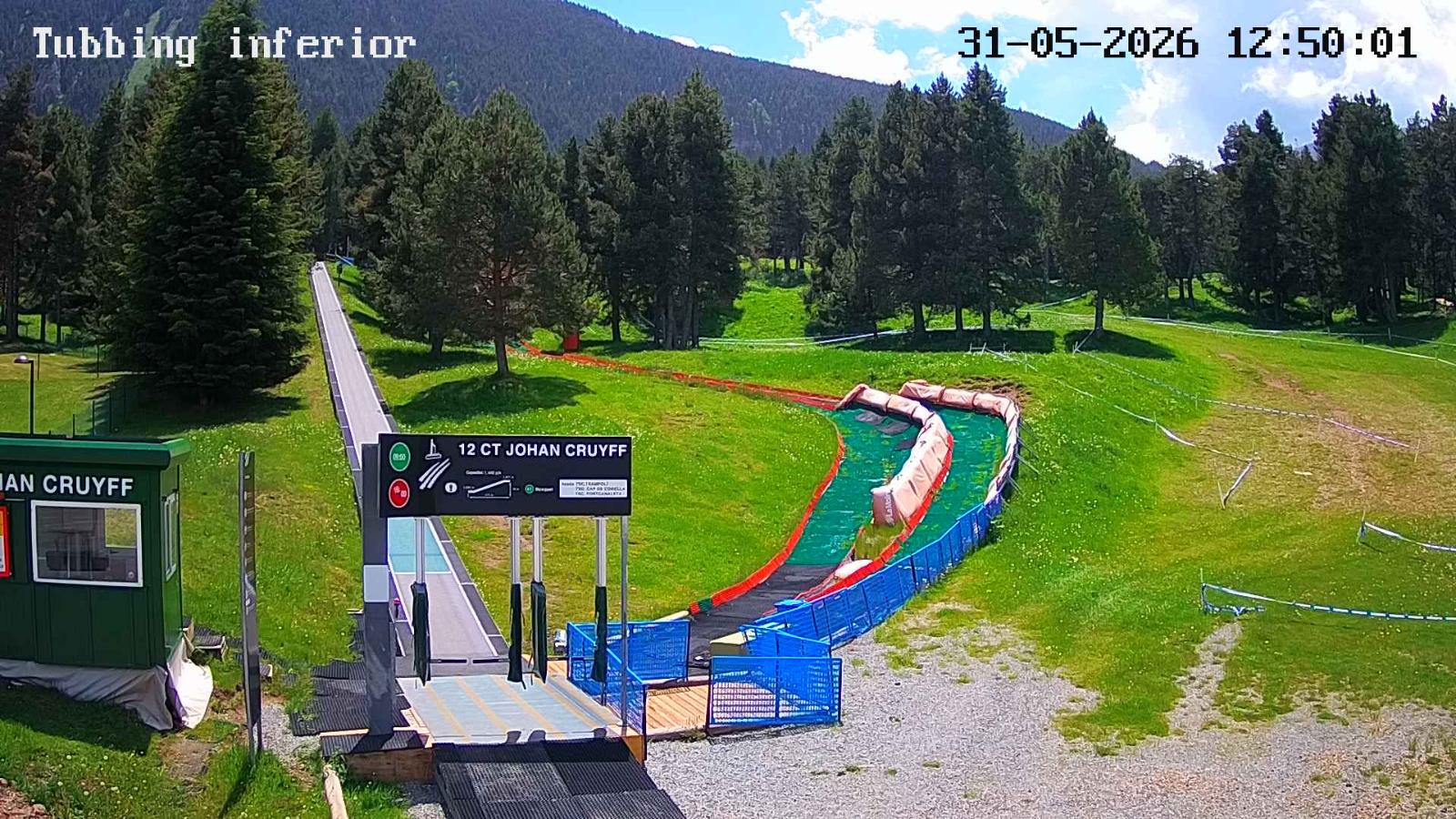 Webcam La Molina: Tubbing i cinta