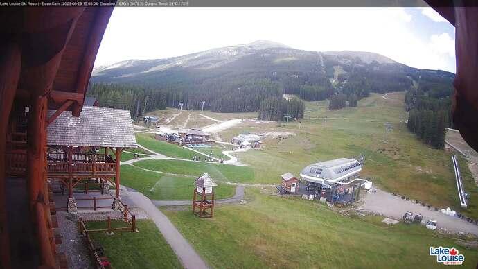 Webcam Lake Louise: Front Side - Whitehorn Summit