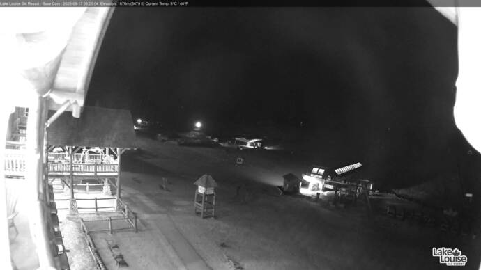 Webcam Lake Louise: Front Side - Whitehorn Summit