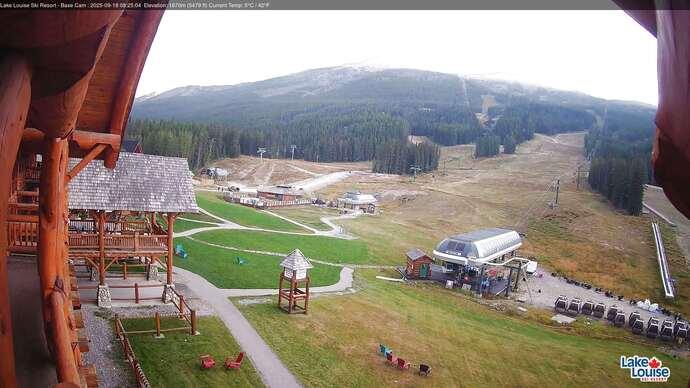 Webcam Lake Louise: Front Side - Whitehorn Summit