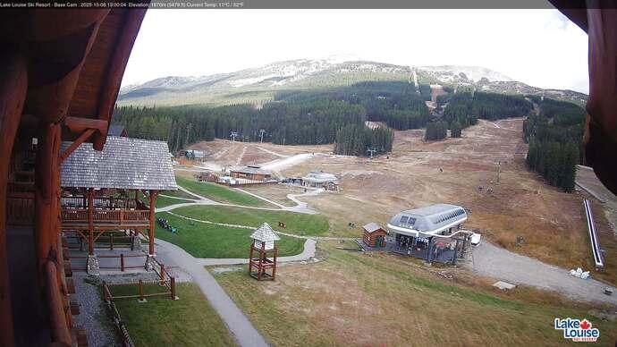 Webcam Lake Louise: Front Side - Whitehorn Summit