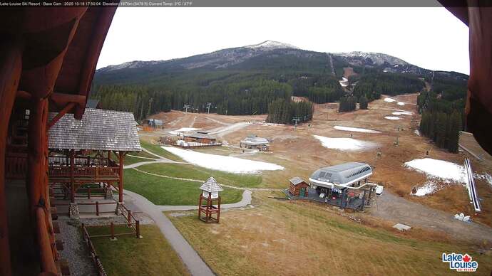 Webcam Lake Louise: Front Side - Whitehorn Summit