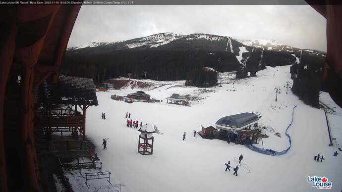 Webcam Lake Louise: Front Side - Whitehorn Summit