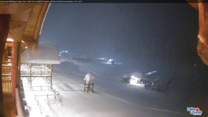 Webcam Lake Louise: Front Side - Whitehorn Summit