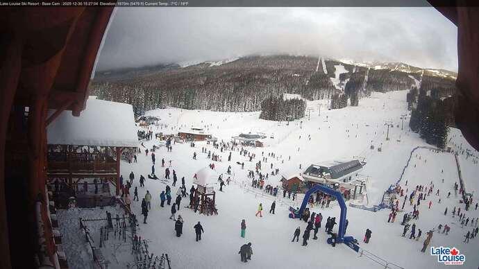 Webcam Lake Louise: Front Side - Whitehorn Summit