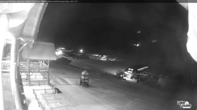 Webcam Lake Louise: Front Side - Whitehorn Summit