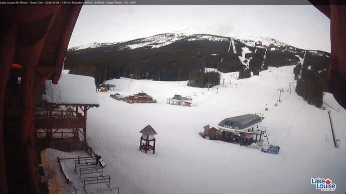 Webcam Lake Louise: Front Side - Whitehorn Summit