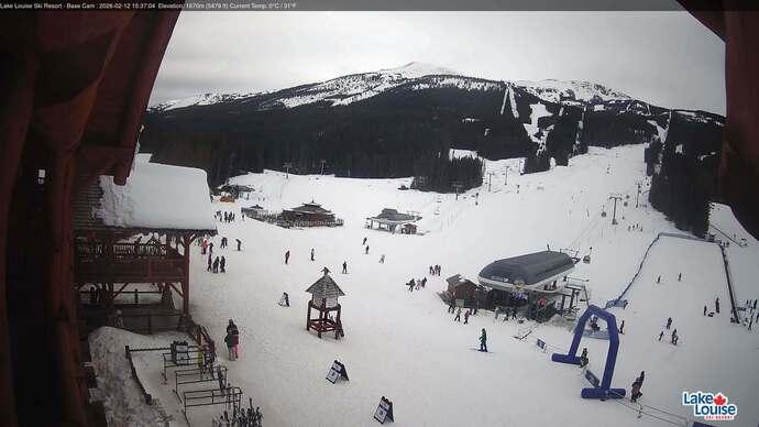 Webcam Lake Louise: Front Side - Whitehorn Summit