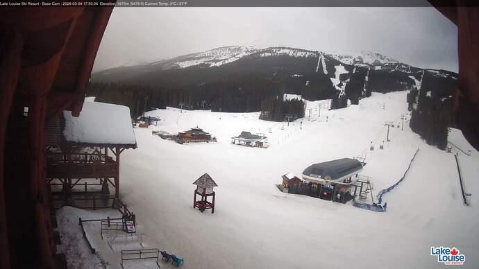 Webcam Lake Louise: Front Side - Whitehorn Summit