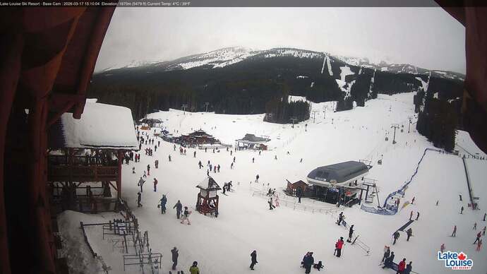 Webcam Lake Louise: Front Side - Whitehorn Summit