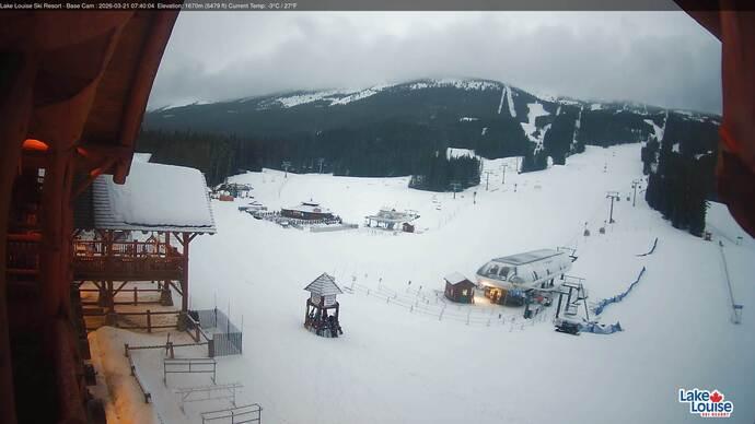 Webcam Lake Louise: Front Side - Whitehorn Summit