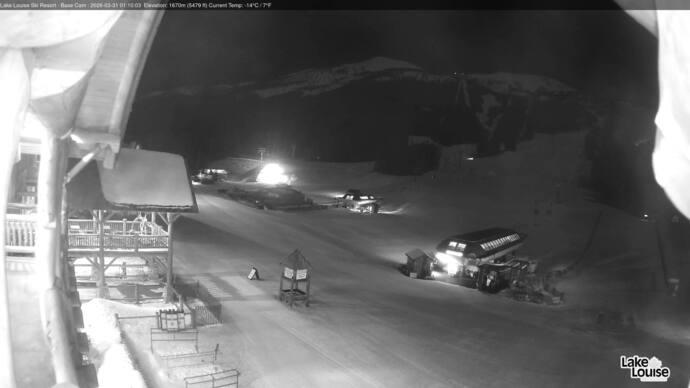 Webcam Lake Louise: Front Side - Whitehorn Summit