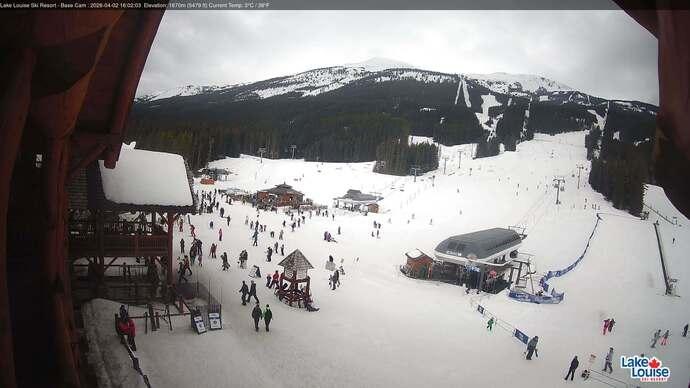Webcam Lake Louise: Front Side - Whitehorn Summit