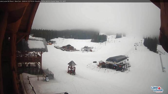 Webcam Lake Louise: Front Side - Whitehorn Summit