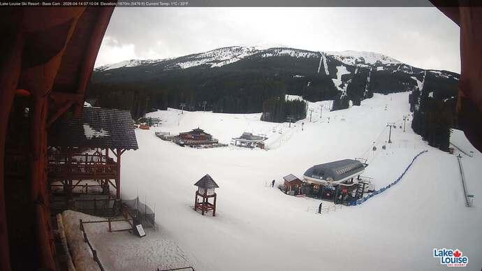 Webcam Lake Louise: Front Side - Whitehorn Summit