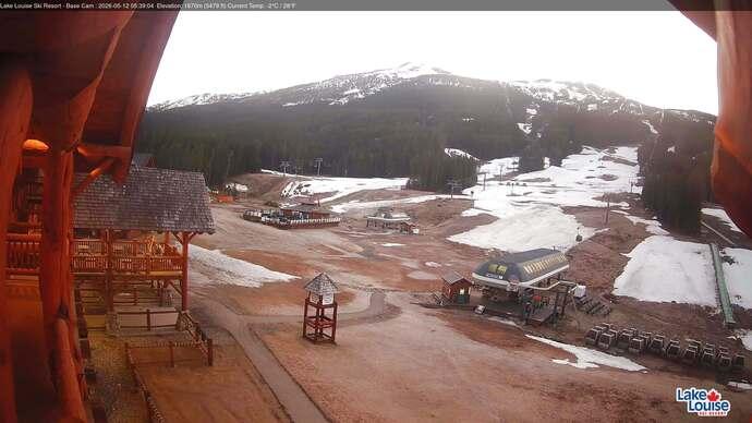 Webcam Lake Louise: Front Side - Whitehorn Summit