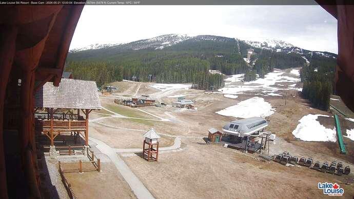 Webcam Lake Louise: Front Side - Whitehorn Summit