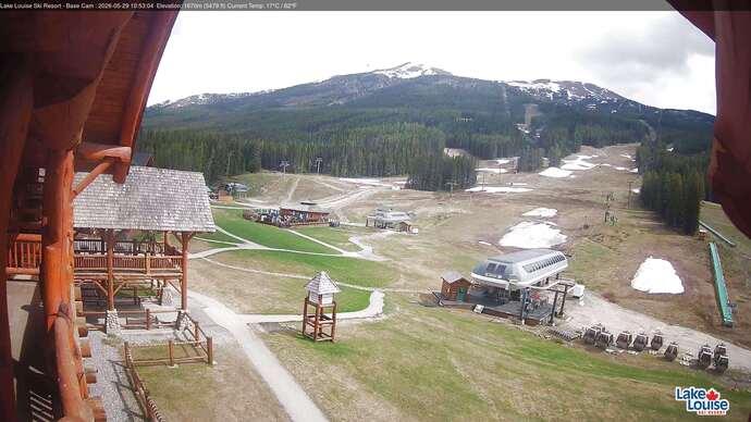 Webcam Lake Louise: Front Side - Whitehorn Summit