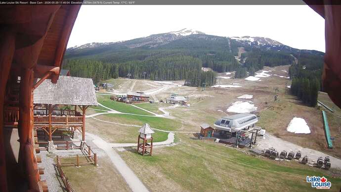 Webcam Lake Louise: Front Side - Whitehorn Summit