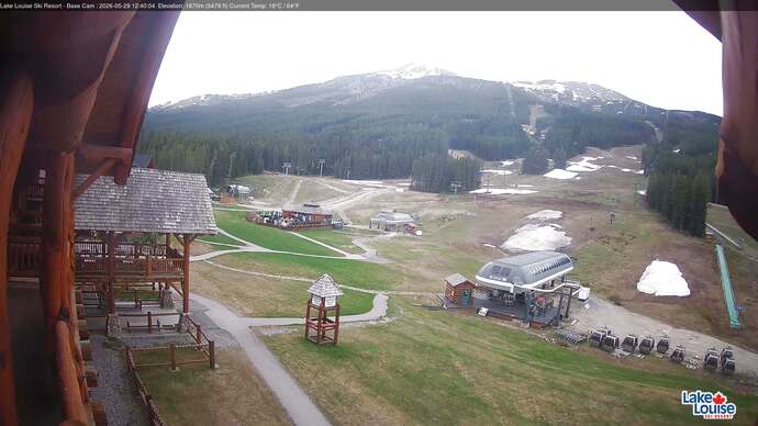 Webcam Lake Louise: Front Side - Whitehorn Summit