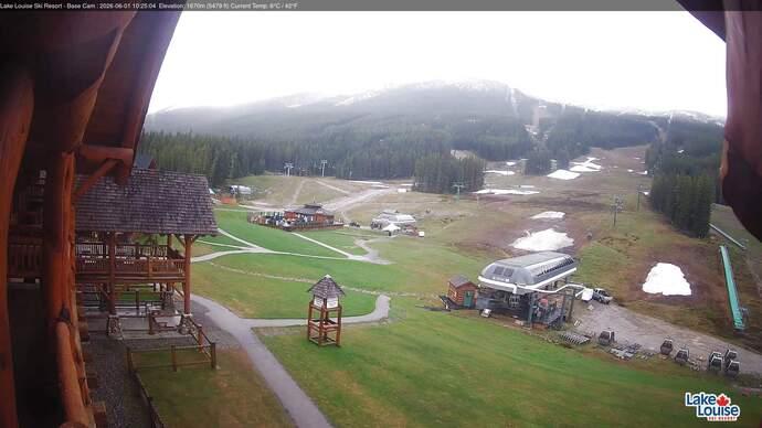 Webcam Lake Louise: Front Side - Whitehorn Summit