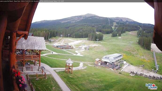 Webcam Lake Louise: Front Side - Whitehorn Summit