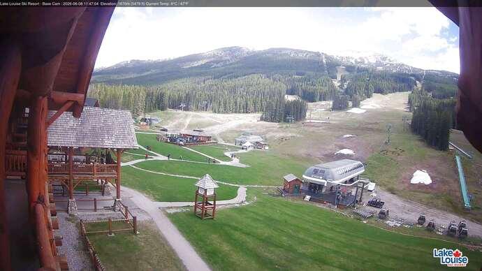 Webcam Lake Louise: Front Side - Whitehorn Summit
