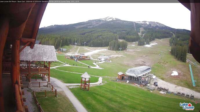 Webcam Lake Louise: Front Side - Whitehorn Summit