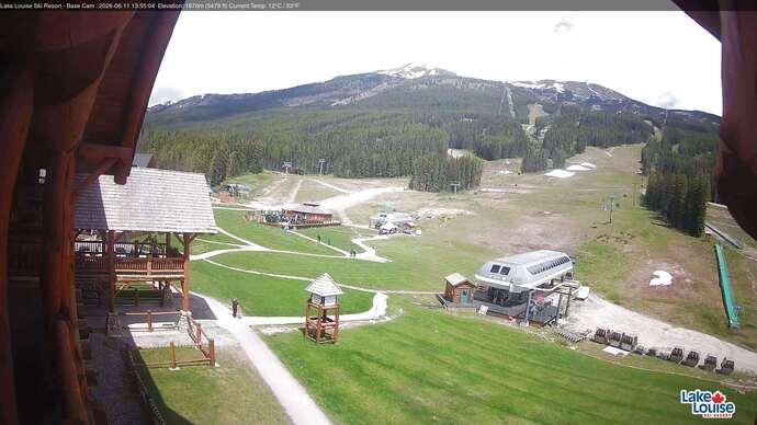 Webcam Lake Louise: Front Side - Whitehorn Summit