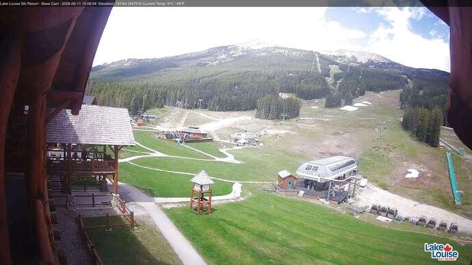 Webcam Lake Louise: Front Side - Whitehorn Summit