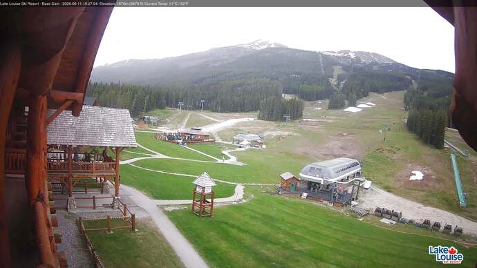 Webcam Lake Louise: Front Side - Whitehorn Summit