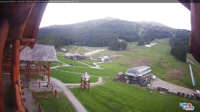 Webcam Lake Louise: Front Side - Whitehorn Summit