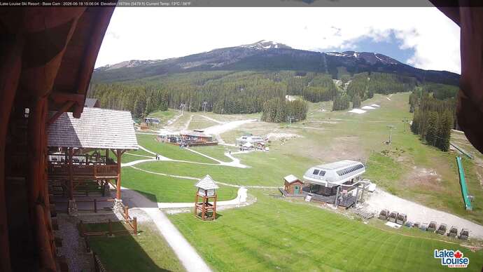 Webcam Lake Louise: Front Side - Whitehorn Summit