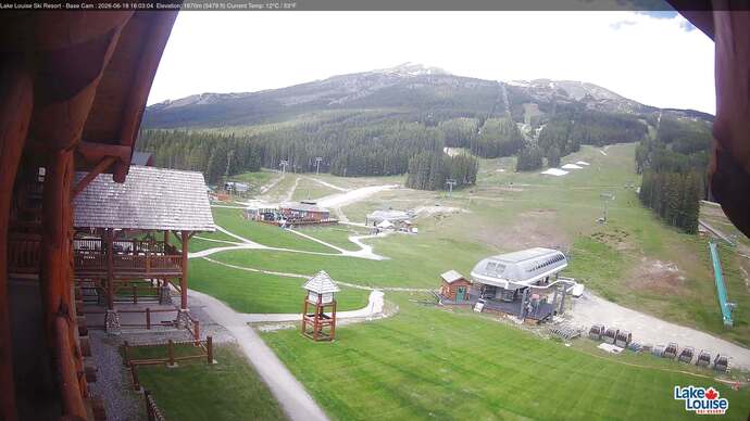 Webcam Lake Louise: Front Side - Whitehorn Summit