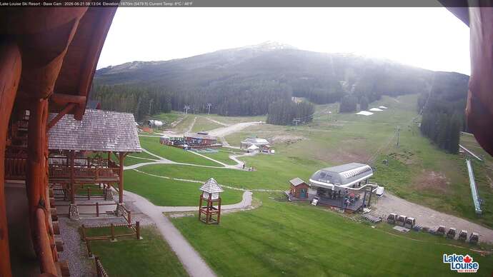Webcam Lake Louise: Front Side - Whitehorn Summit