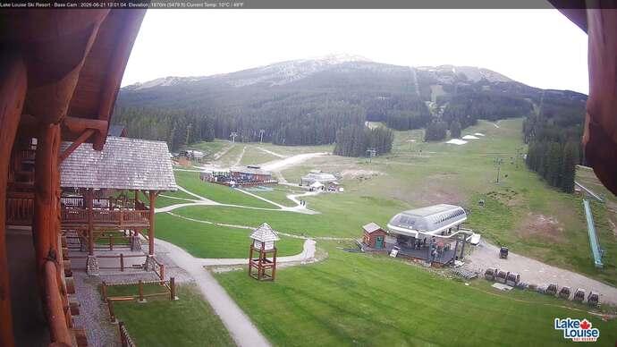Webcam Lake Louise: Front Side - Whitehorn Summit
