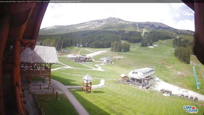 Webcam Lake Louise: Front Side - Whitehorn Summit