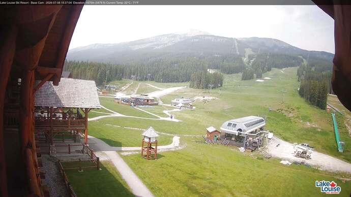 Webcam Lake Louise: Front Side - Whitehorn Summit