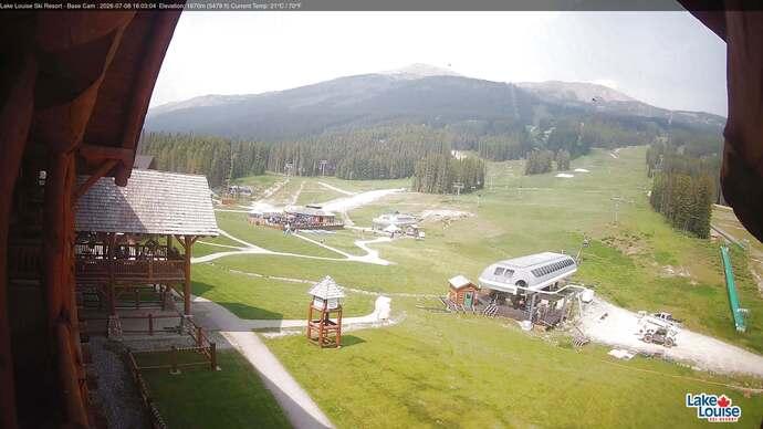 Webcam Lake Louise: Front Side - Whitehorn Summit