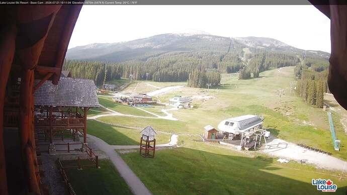 Webcam Lake Louise: Front Side - Whitehorn Summit