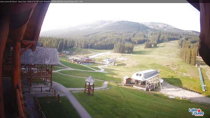 Webcam Lake Louise: Front Side - Whitehorn Summit