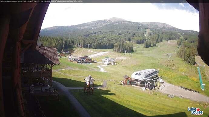 Webcam Lake Louise: Front Side - Whitehorn Summit