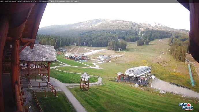 Webcam Lake Louise: Front Side - Whitehorn Summit