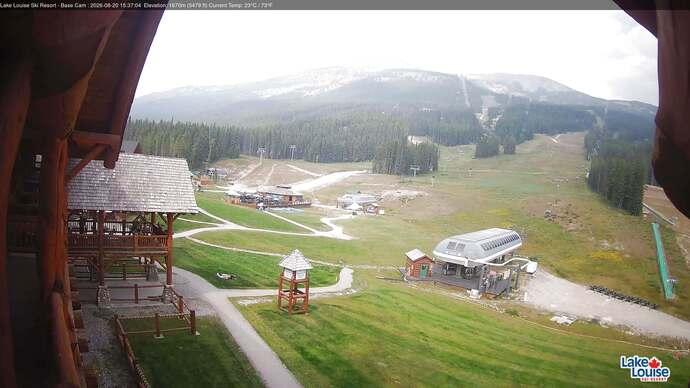 Webcam Lake Louise: Front Side - Whitehorn Summit