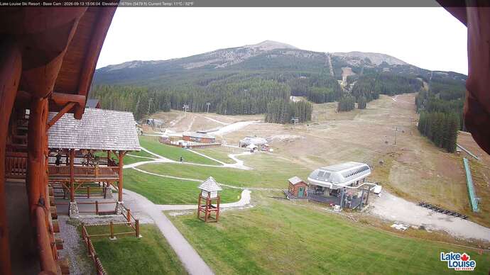 Webcam Lake Louise: Front Side - Whitehorn Summit