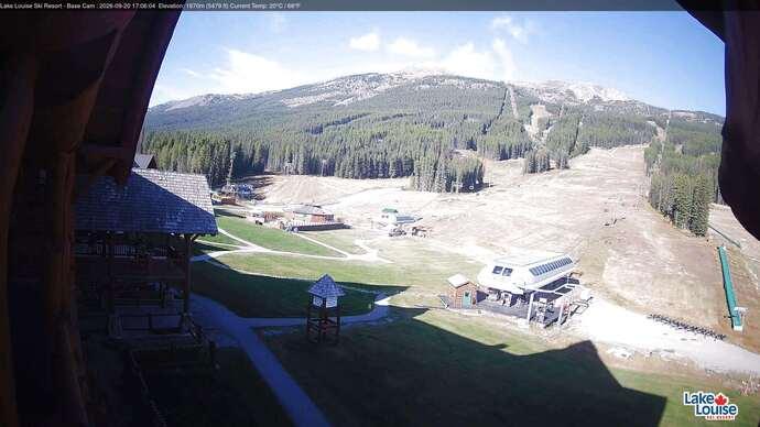 Webcam Lake Louise: Front Side - Whitehorn Summit