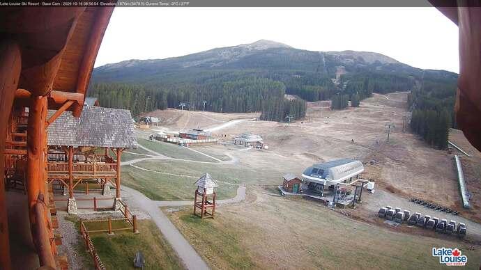 Webcam Lake Louise: Front Side - Whitehorn Summit