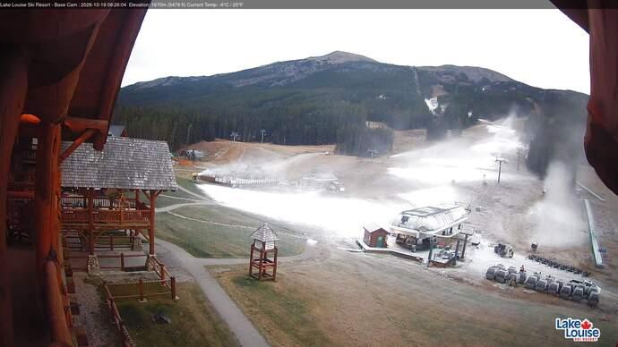 Webcam Lake Louise: Front Side - Whitehorn Summit