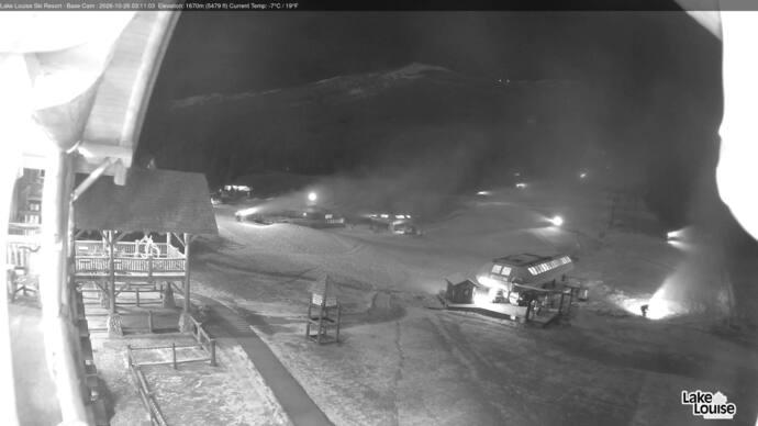 Webcam Lake Louise: Front Side - Whitehorn Summit